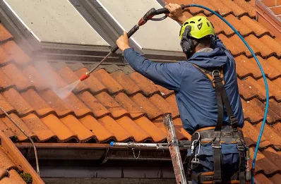 Démoussage et hydrofuge de toiture à Laboutarie